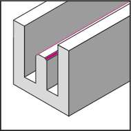 Double-edge cutting blade HSS L3, 1-8mm, for holder L