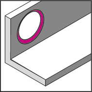 Solid carbide deburring blade N1C (holding fixture 2,6mm)