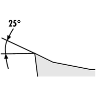 Turning insert DCGT 070204-MN HW6310