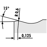 Turning insert SNMG 120408-MP HC7620