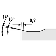 Indexable cutting insert WNMG 080404-RM HC7520