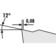 Indexable cutting insert WCMT 040204-MM3 APM25T