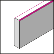 Scraper blade HSS S70 (holding fixture 3,2mm)