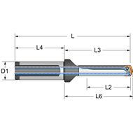 Halter T-A Pro A Serie 3, ø35,72-40,90mm ex.kurz Zylinderschaft 40mm m.Fläche