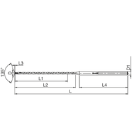 High-performance drill SC 30xD ADO-MICRO 1mm IC TiAlN