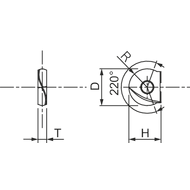 Indexable cutting insert PFB060-Q XP3225