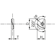 Indexable cutting insert PFB060-Q XP3225