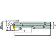 Boring bar E08F SVVC-L-05 setting angle 72.5°, for VCGT 0501..