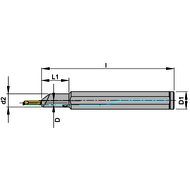 Miniature boring bar holder IC 1604L