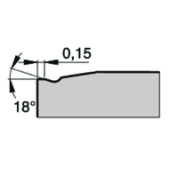 Indexable cutting insert WNMG 080408-LC PH5125