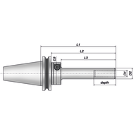 Hydraulic expansion chuck Type HG PENCIL-6x50/ISO40 Ø 6 mm
