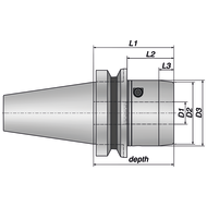 Hydraulic expansion chuck Type HG HD-20/BT40 Ø 20 mm