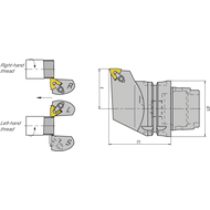 HSK-T 63 rotating holder THEL16