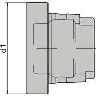 Cover plate HSK-T 63