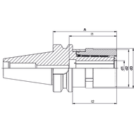 Power chuck UltraJet3.0® BT40 x ø20, A=86mm with nozzle cover