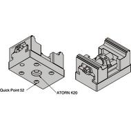 Standard base body - length 175 mm for BB 75 mm with spindle