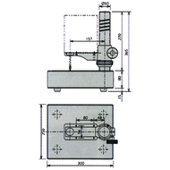 Elektronisches Messgerät Litematic VL-50S-15-B, Hartgesteinständer