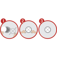 Filter fleece Motor, Ø100, 12 filter pads