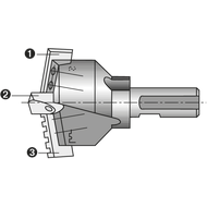 SARA-DRILL cutting edge ASP30 49mm for boring head A1-55 TiN