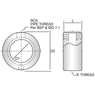 SARA-DRILL MK4 coolant ring for drill head A1-55-C-100 (49-100mm)