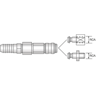 Quick coupling 322T-2SRM 1/8'' x 9 mm