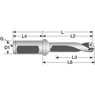 GEN3SYS® holder 5xD straight 20mm straight-fluted clamping surface (12-12,99mm)