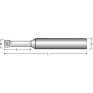 Solid carbide thread mill ISO M2x0,40 MTSH06016C4 AMT9