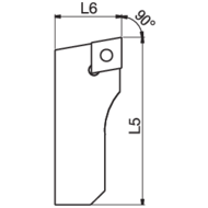 MHD insert holder SSCC 16 Ø18-22mm (for insert CC.. 0602..)