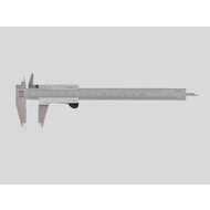 16 DN Messschieber 150 mm m.Momentkl., Nonius 0,05mm 1/128', eckiges Tiefenmaß