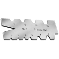 Trapezoidal steel thread gauge, 30°