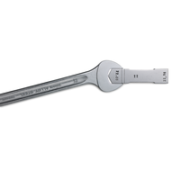 Dbl open-end. spanner DIN3110 4x5mm, L=100mm (chrome alloy steel, chrome-plated)