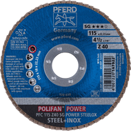 Serrated washer POLIFAN PFC 115 Z 40 SG-POWER